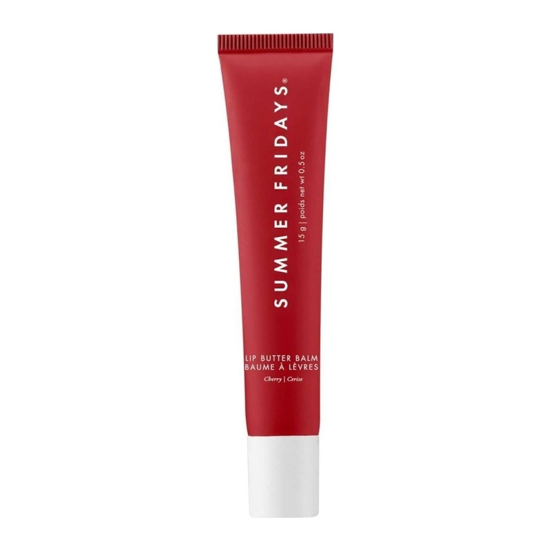 Summer Fridays Lip Butter Balm  Cherry 15g | Ultra-Hydrating Vegan Lip Balm with a Juicy Red Tint