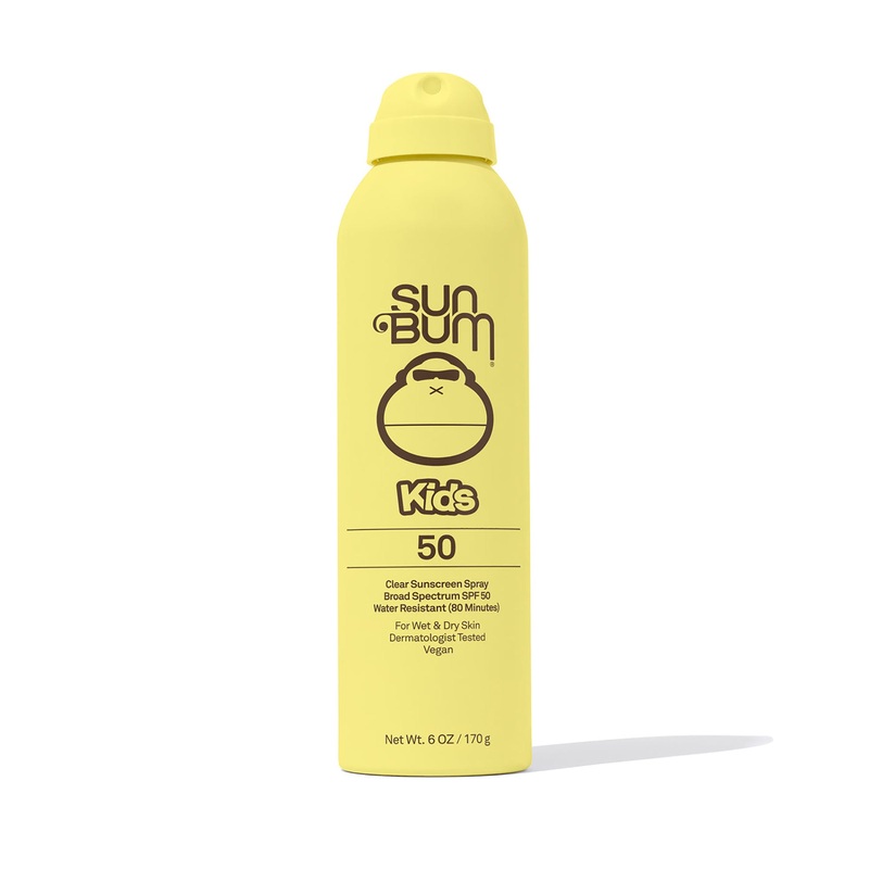 Sun Bum Kids SPF 50 Clear Sunscreen Spray 6 OZ