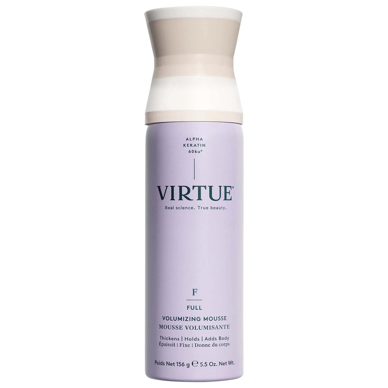 Virtue Volumizing Hair Mousse: Achieve Long-Lasting Volume, Thickness & Shine for Fine Hair – Sulfate-Free, Vegan & Cruelty-Free
