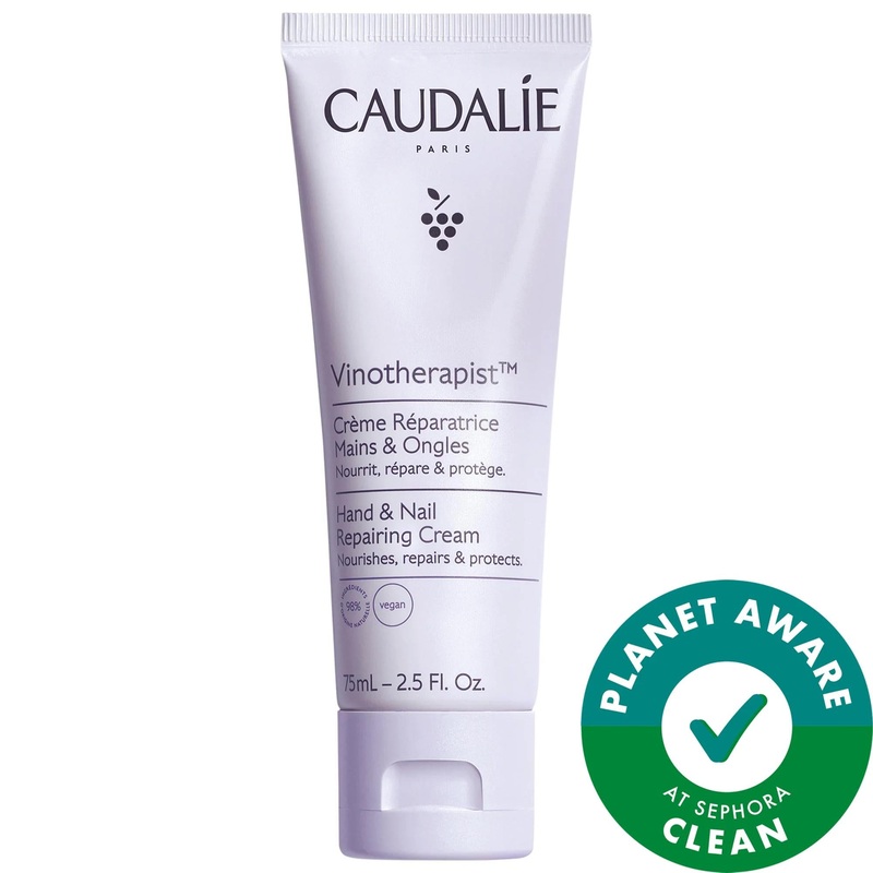 Caudalie Hand and Nail Cream – Vegan, Cruelty-Free Moisturizing Cream for Dry Hands & Nails – Antioxidant-Rich, Paraben-Free Hand Cream