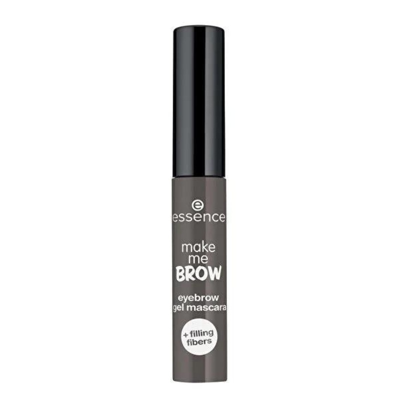 Essence Make Me Brow Eyebrow Mascara Gel – Tinted Brow Gel for Fuller, Shaped Brows – Fiber-Enriched Eyebrow Filler