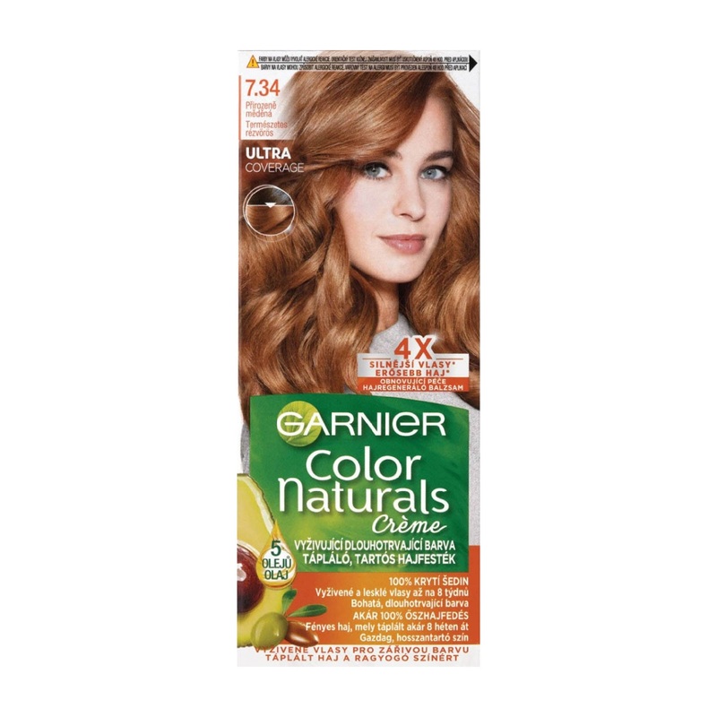 GARNIER Color naturals 7.34 Natural Copper permanent hair color