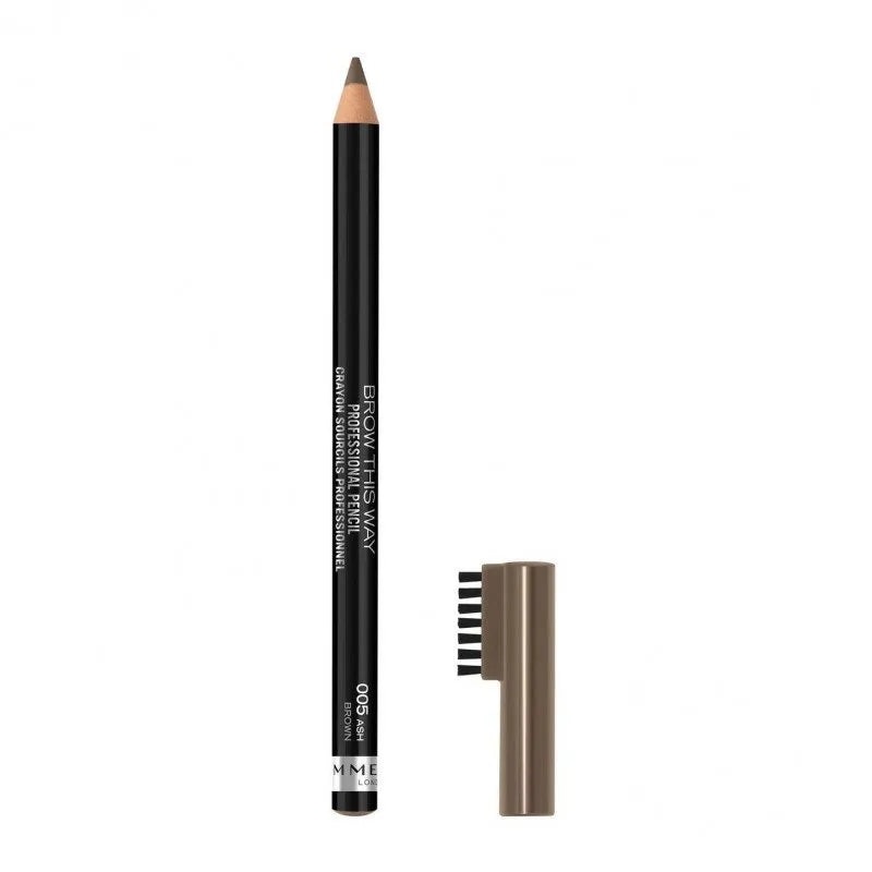 Rimmel brow this way professional pencil 001-dark brown