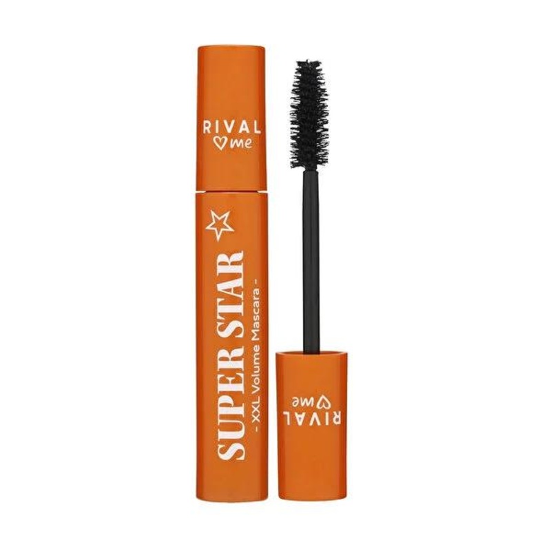 Rival Loves Me XXL Volume Mascara – Black, Volumizing, 2-Zone Brush, 0.44 fl oz