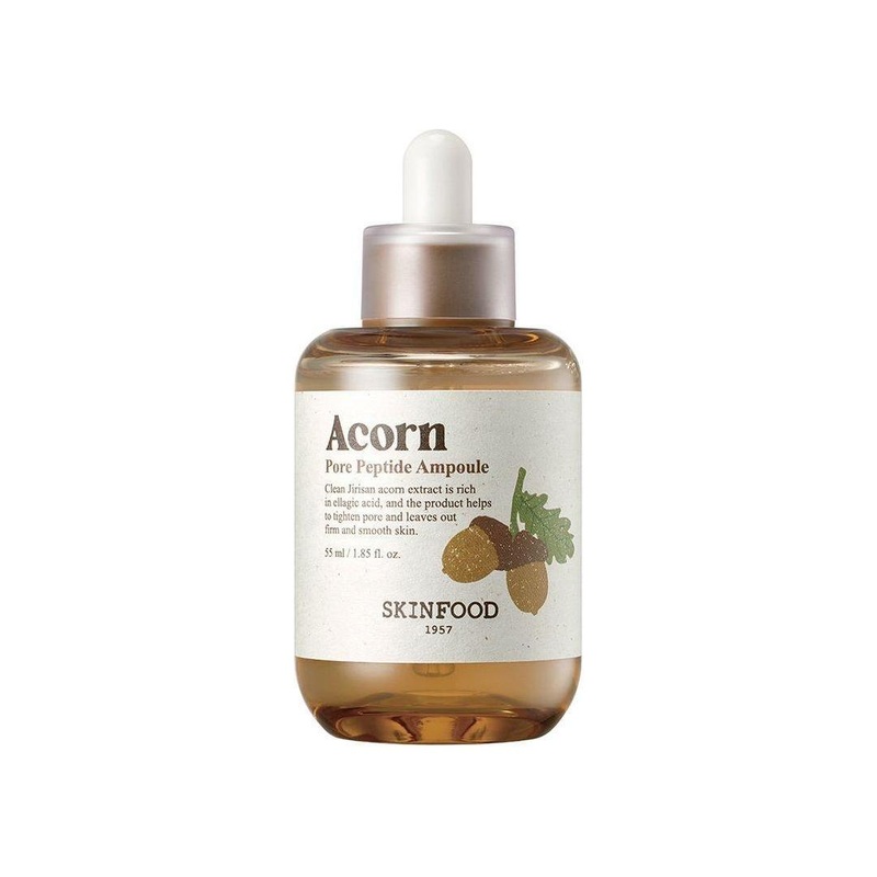 SKINFOOD Acorn Pore Peptide Ampoule  55ml | Pore-Tightening & Firming Serum for Smooth, Matte Skin