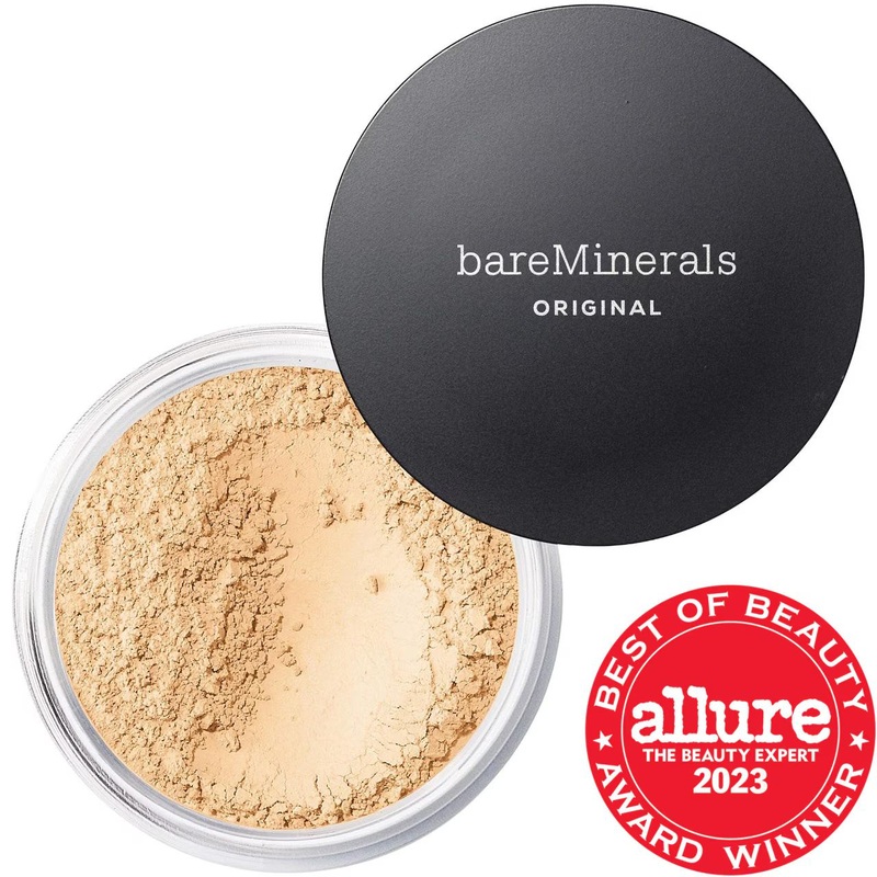 Bare Minerals Original Talc-Free Mineral Foundation SPF 15: Natural Coverage, Luminous Finish, Vegan & Cruelty-Free – The Best Mineral Makeup.