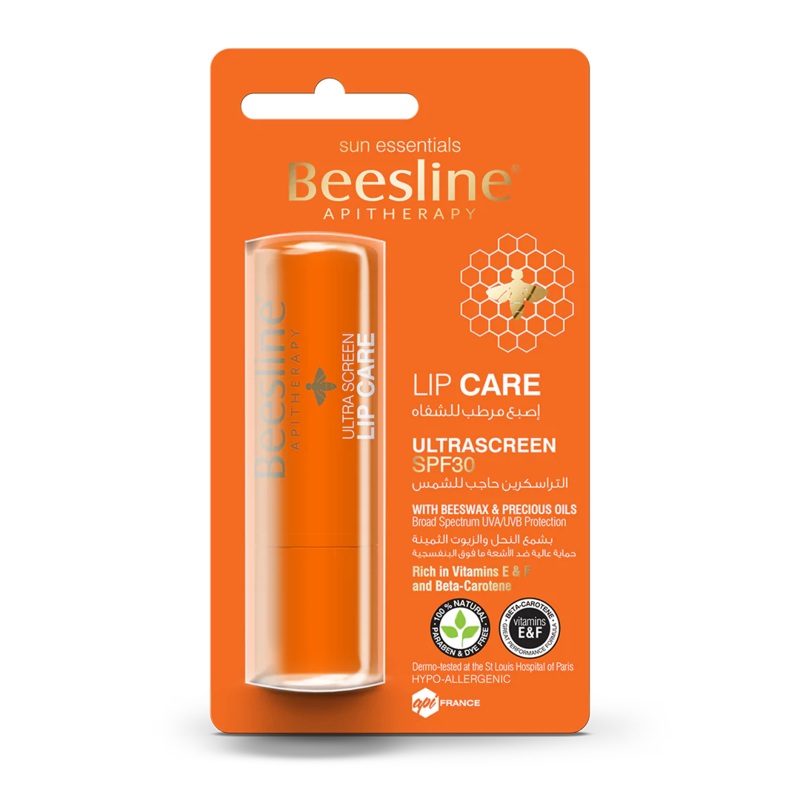 Beesline lip care ultrascreen spf30 with beeswax & precious oils