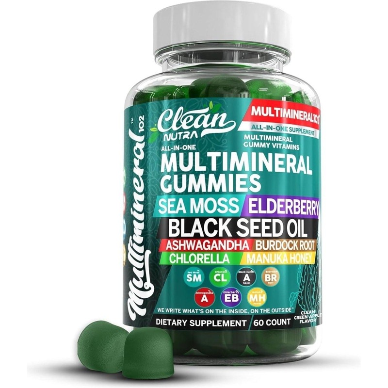 Clean Nutra All-in1 Multimineral Gummies – 60 Count