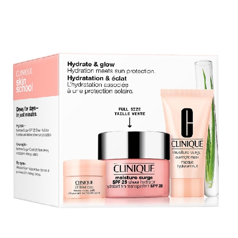 Clinique Moisture Surge Spf25 Moisturizing Set – Hydrating, Illuminating Skincare with SPF25 Sun Protection