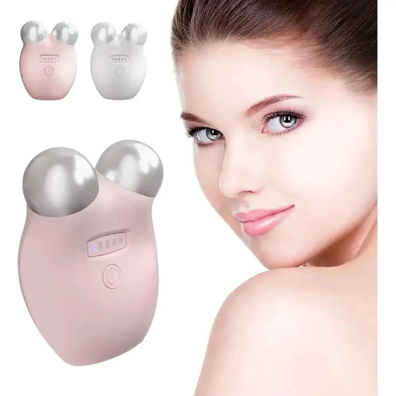Facial Toning Device  Lift, Sculpt & Glow from Home | Anti-Aging & Skin Firming Tool White