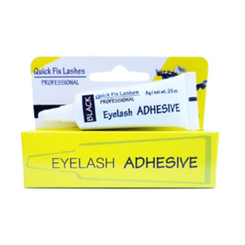 Quick fix eyelashes adhesive