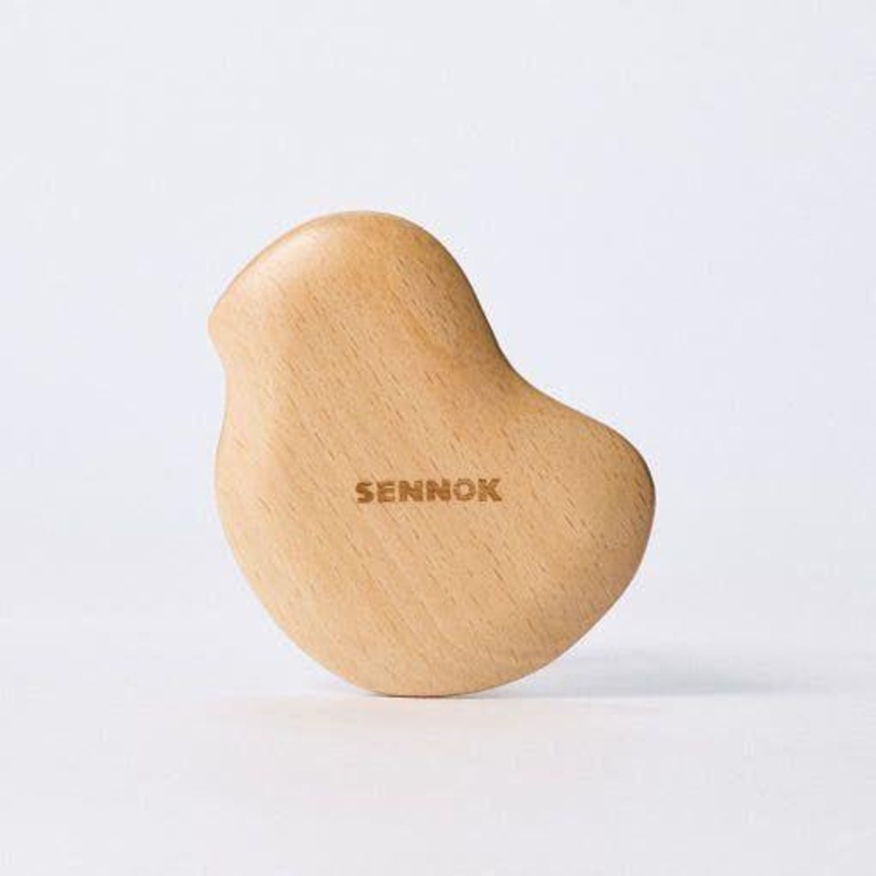 SENNOK BBIYAKI Guasha  Beechwood Chick-Shaped Facial & Body Massager