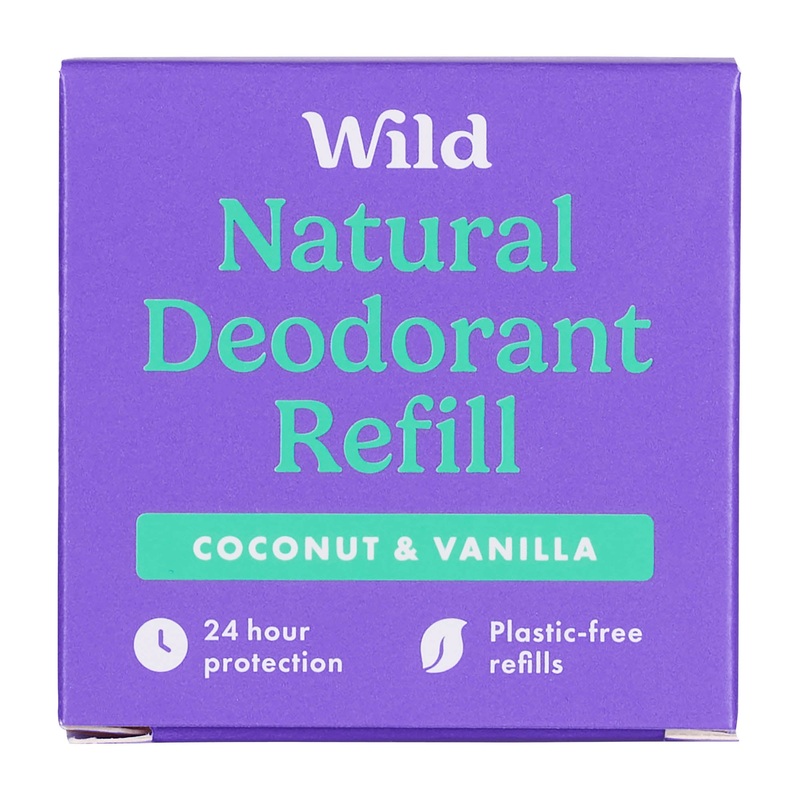 Wild Coconut & Vanilla 24h natural deodorant refill, 40 mL