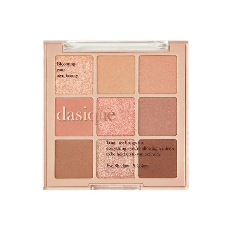 dasique Shadow Palette #05 Sunset Muhly | 9-Shade Peach & Coral Eyeshadow Palette for a Radiant Sunset Glow