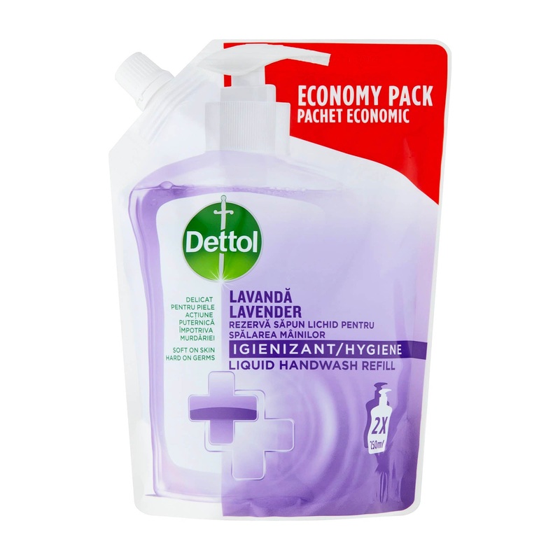 Dettol Lavender hygiene liquid hand wash refill., 500 mL