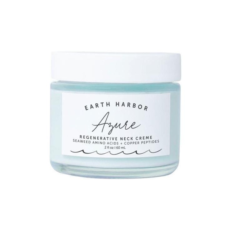 Earth Harbor Azure Regenerative Neck Crme  60ml | Firming & Hydrating Neck Treatment 2 oz