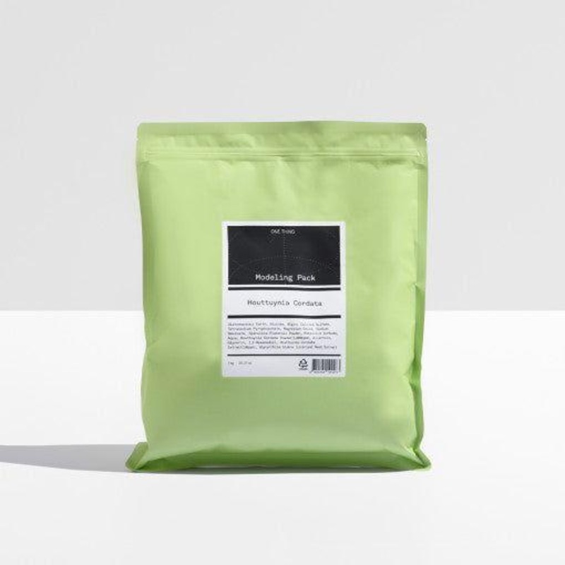 ONE THING Modeling Pack #Houttuynia Cordata  1kg | Purifying, Hydrating & Clarifying Rubber Mask for All Skin Types