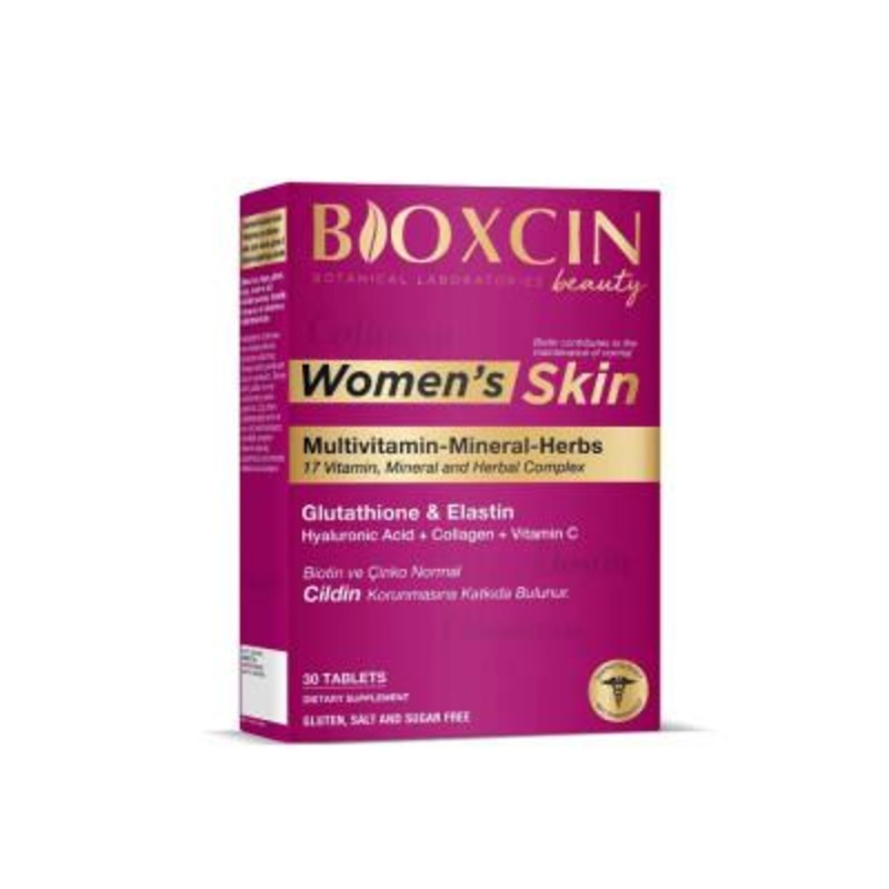 Bioxcin Beauty Women’s: Advanced Skin, Hair & Nails Support – Collagen, Hyaluronic Acid, & Biotin Formula – Anti-Aging Dietary Supplement