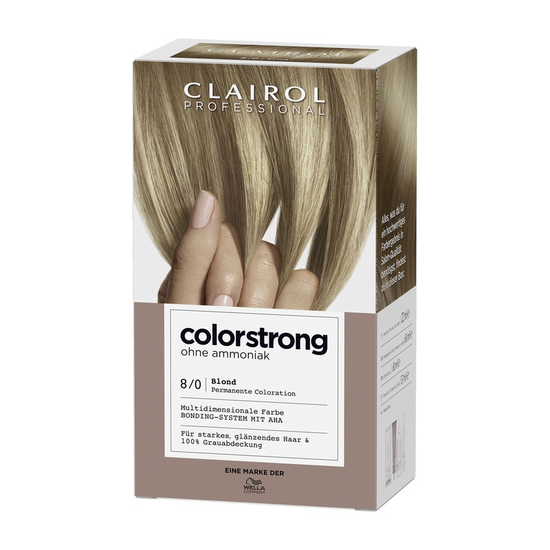 Clairol Professional Hair Color 8/0 Blonde COLORSTRONG