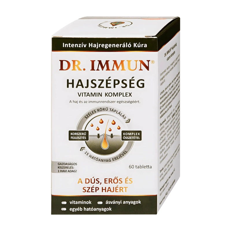 Dr Immun Hair Beauty Vitamin Complex capsules, 60 Ct