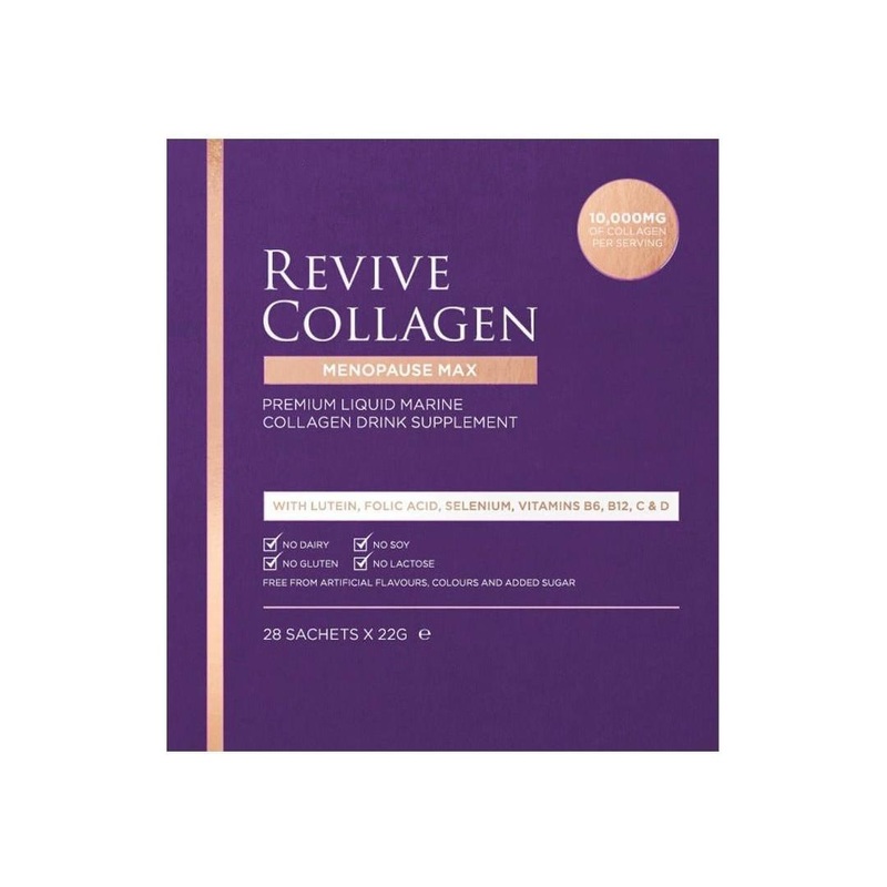 Revive Collagen Menopause Max  28 x 22g Sachets | Daily Marine Collagen & Vitamin Support for Menopause