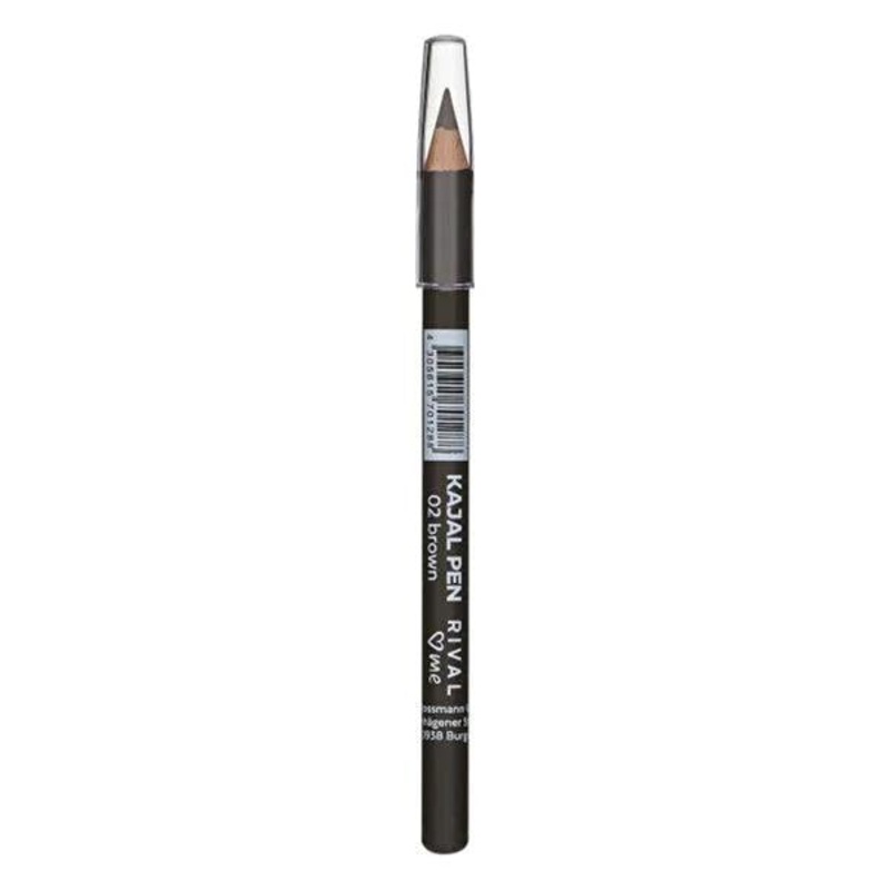 Rival Loves Me Soft Kajal Eyeliner Pencil – Brown (No:02 Kahverengi), 4.1g – Smooth Application, Portable Eye Makeup