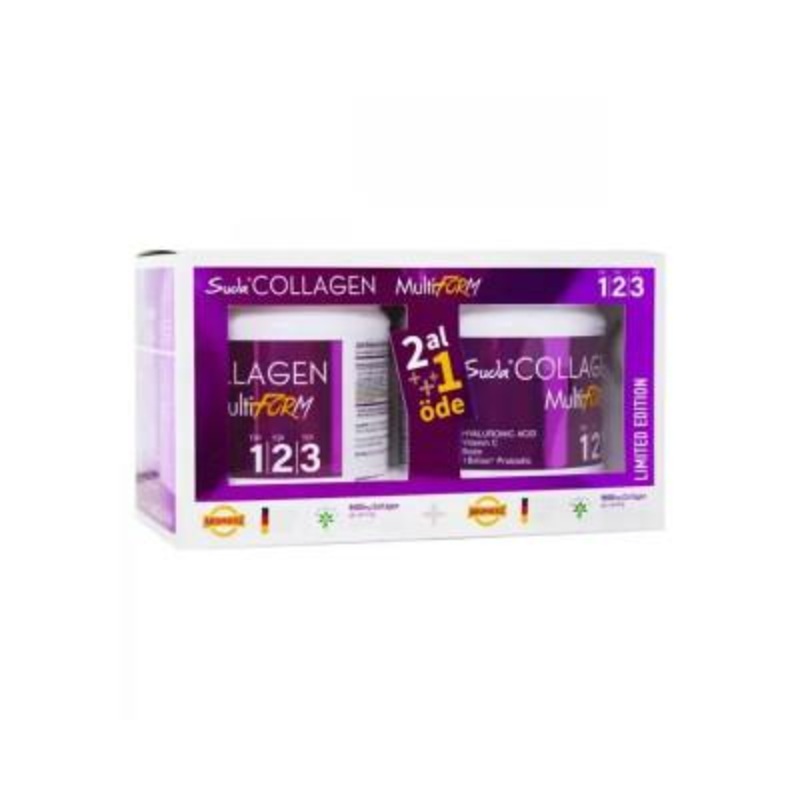 Suda Collagen Multiform: Advanced Collagen Powder Supplement – Type 1, 2, 3, Verisol, Fortigel, Tendoforte, Hyaluronic Acid & Biotin – Supports Skin, Joints & Tendons