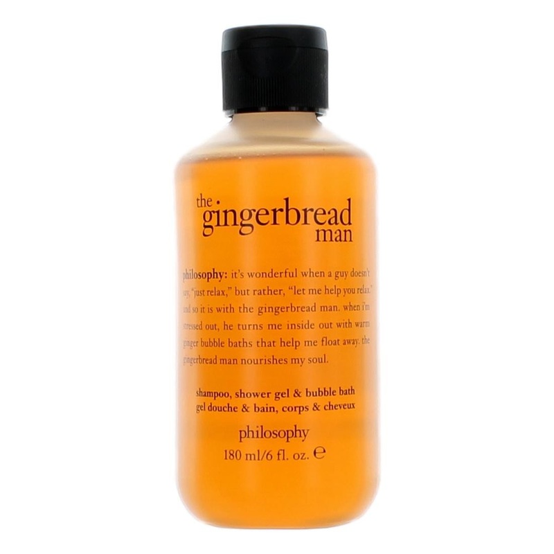 The Gingerbead Man by Philosophy, 6 oz Shampoo, Shower Gel & Bubble Bath for Unisex