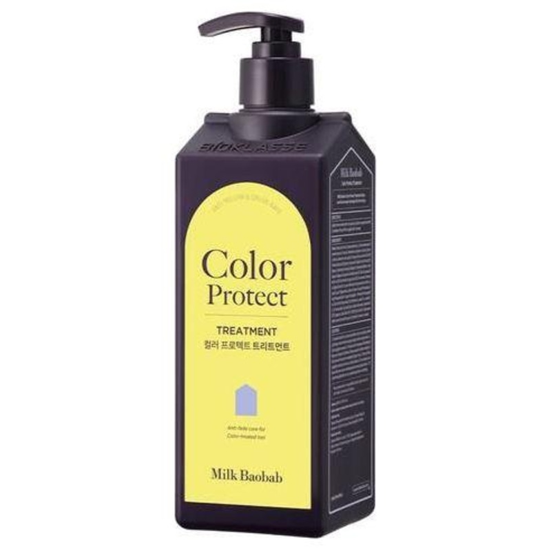 BIOKLASSE MILK BAOBAB Color Protect Treatment  500ml | Intense Repair & Long-Lasting Blackberry & Bay Fragrance