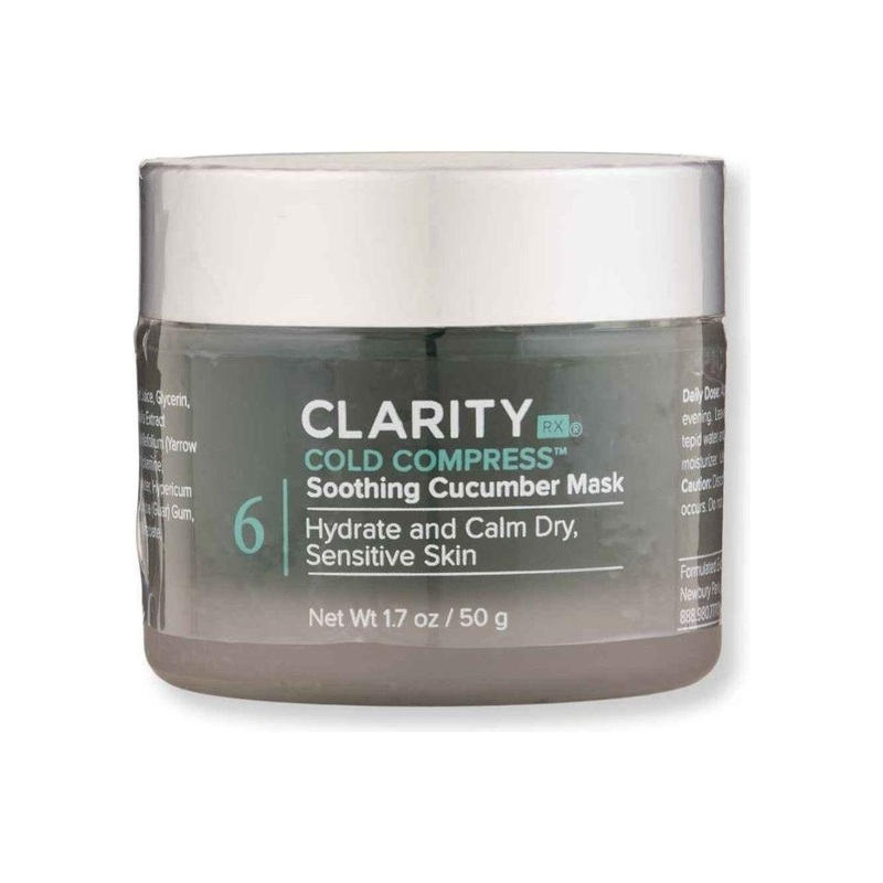 ClarityRx Cold Compress Soothing Cucumber Mask  50ml | Hydrate, Calm & Refresh
