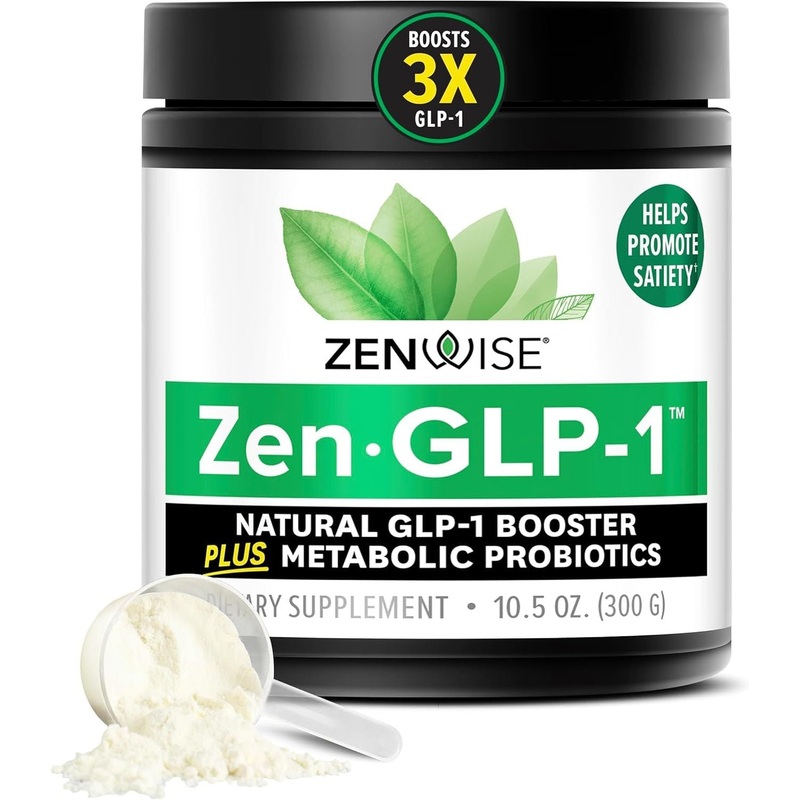 Zenwise Health Zen GLP-1 Dietary Supplement  300g | Natural Appetite Control & Digestive Support 10.5 Ounce (Pack Of 1)