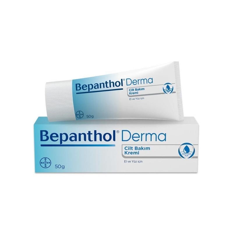 Bepanthol Moisturizing Cream for Dry Skin Relief – Face and Hand Cream, 50g