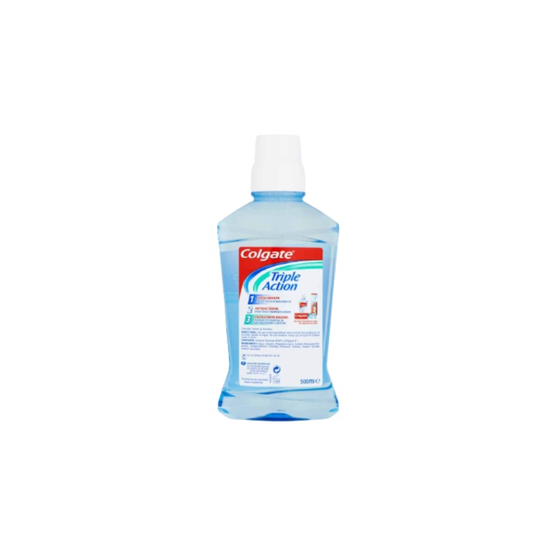 Colgate Triple Action Mouthwash 500ML