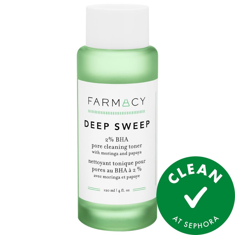Deep Sweep: 2% BHA Pore Cleaning Facial Toner – Exfoliates, Clears Pores, & Controls Oil for Oily & Combination Skin – Vegan & Cruelty-Free