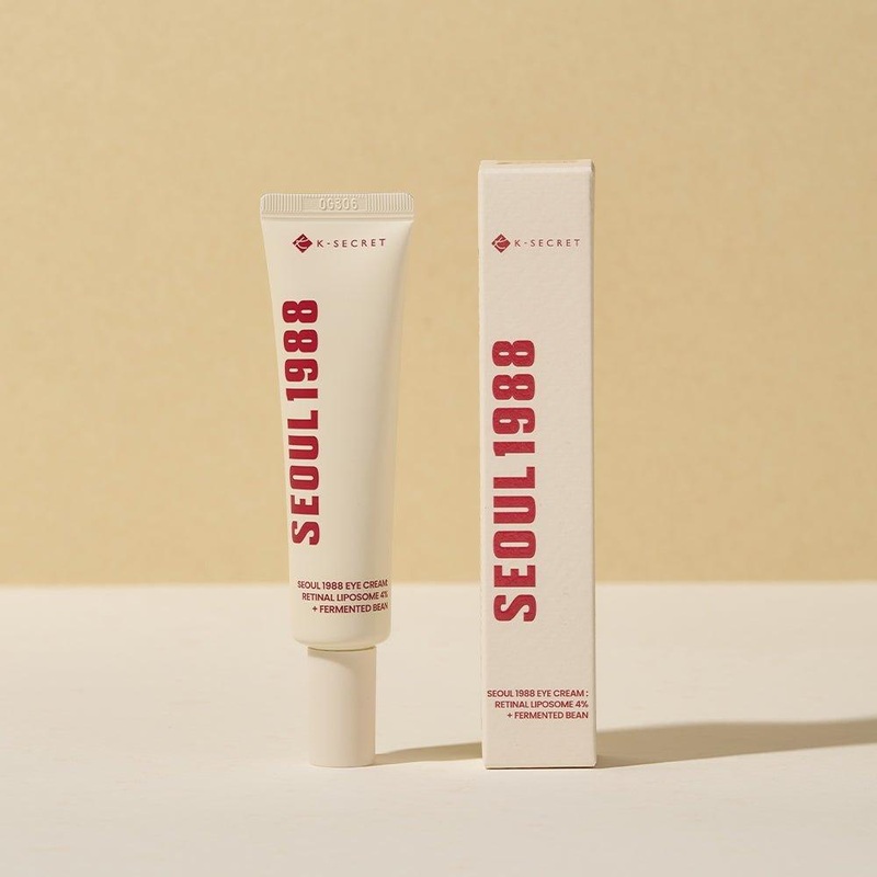 K-SECRET SEOUL 1988 Eye Cream  30ml | Retinal Liposome 4% + Fermented Bean for Anti-Wrinkle & Brightening Care