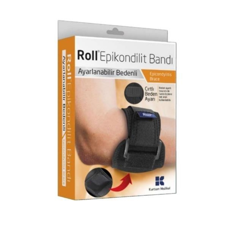 Roll Epicondylitis Elbow Support Band – Adjustable Relief for Tennis Elbow & Elbow Strain