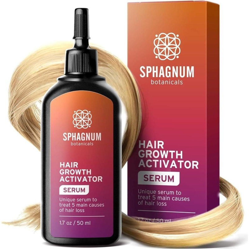 Sphagnum Botanicals Hair Follicle Activator Serum  50ml | 5-in-1 Treatment for Hair Loss & Scalp Health