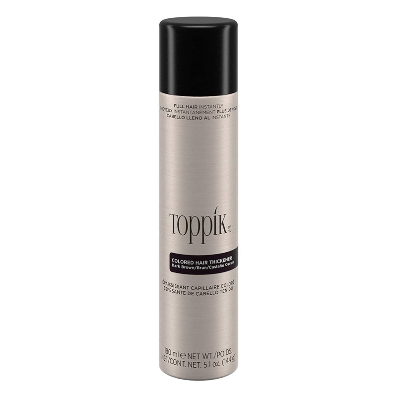 Toppik Colored Hair Thickener Spray – Dark Brown 5oz DARK BROWN