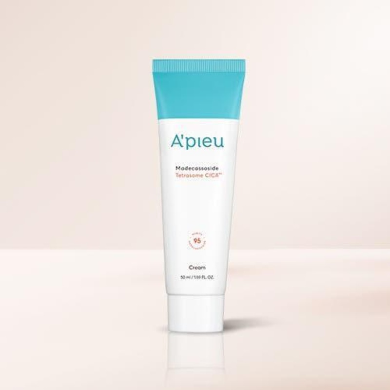 Apieu Madecassoside Tetrasome CICA Cream  50ml | Intensive Soothing & Barrier Repair Moisturizer