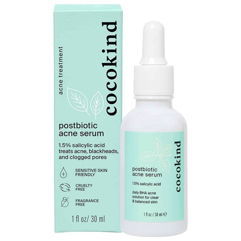 Cocokind Postbiotic Acne Serum – 30ml | BHA + Postbiotic Clarifying Treatment