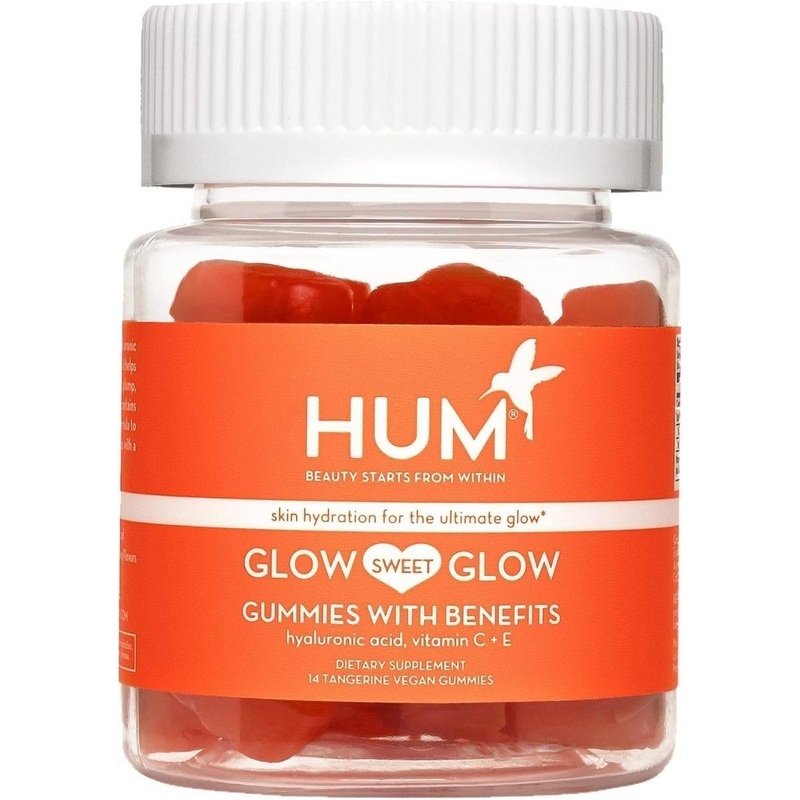HumGlow Sweet Glow  42 Gummies | Hydrating Vegan Skin Supplements for Radiant, Plump Skin 42 Count (Pack Of 1)