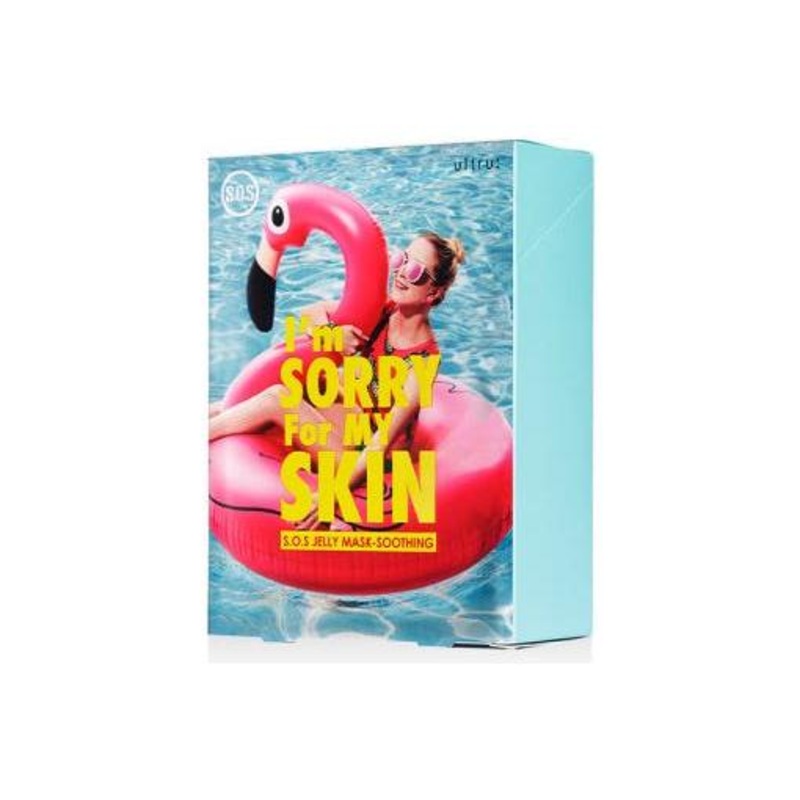 I’m Sorry For My Skin SOS Jelly Mask Soothing Mask 33g (10 Pack)  Ultra-Hydrating & Calming Sheet Masks for Stressed Skin