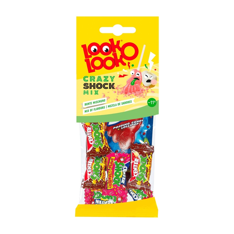 Look-O-Look Crazy Shock Mix Gums, 45 g