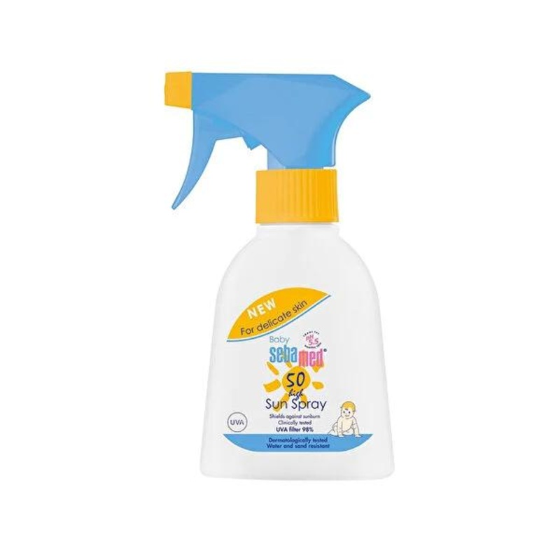 Sebamed Baby Sun SPF 50 Spray – Waterproof Sunscreen for Sensitive Baby Skin, Dermatologically Tested, 6.76 fl oz