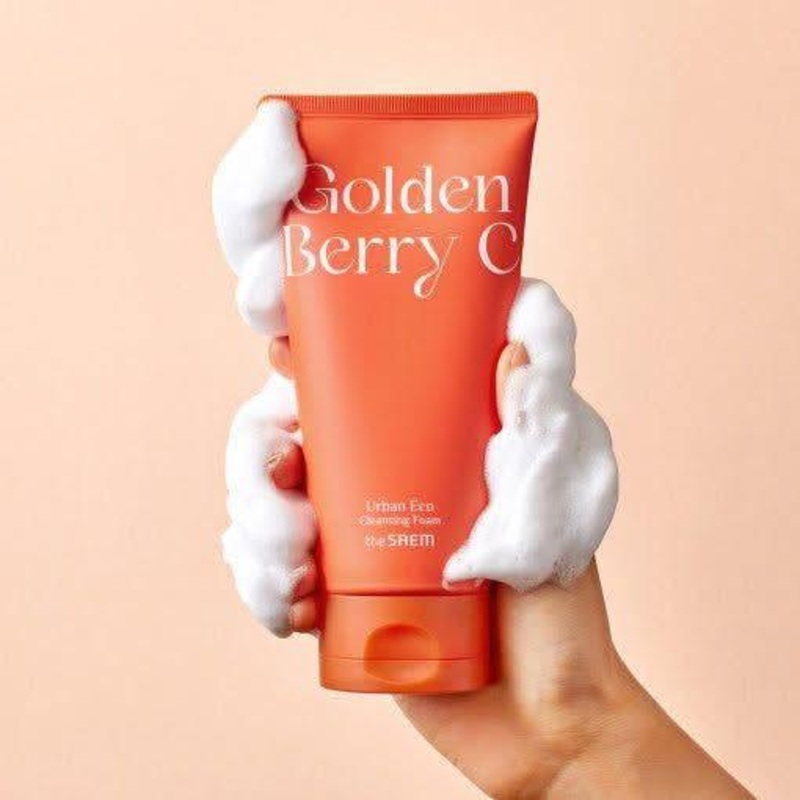 The SAEM Urban Eco Golden Berry C Cleansing Foam  150ml | Deep Cleansing & Refreshing Care