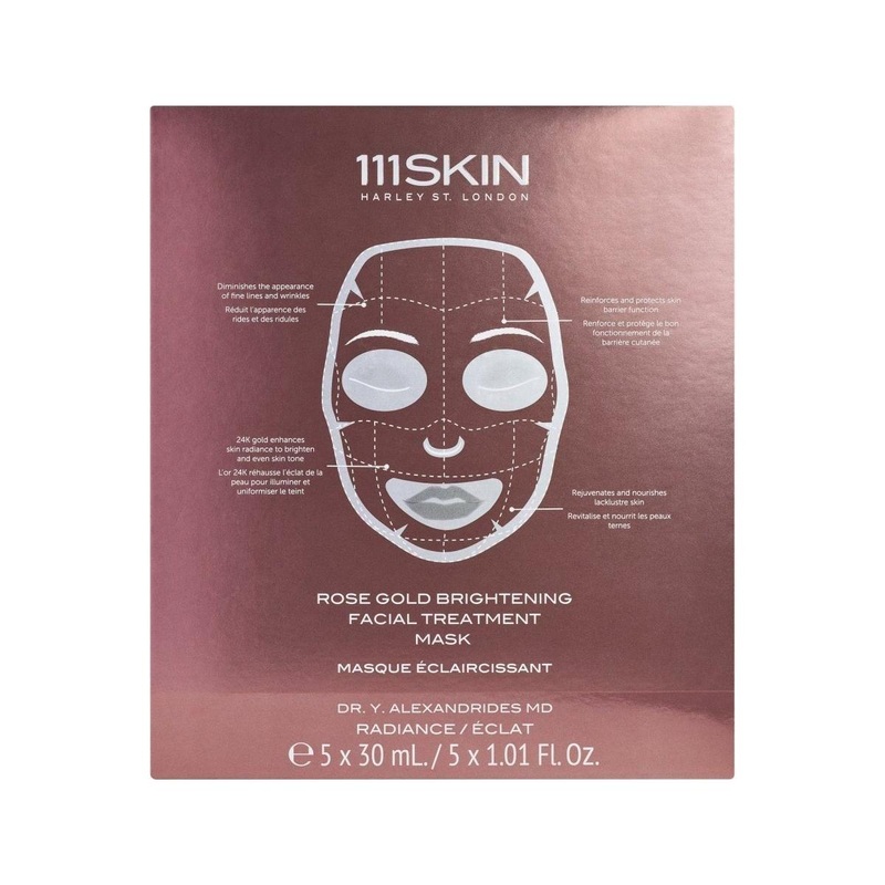 111SKIN Rose Gold Brightening Facial Treatment Mask Set  5-Piece | Radiant Skin in 20 Minutes