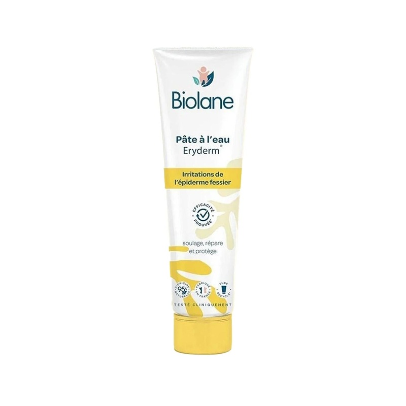 Biolane Eryderm Diaper Rash Cream – Water-Based Paste for Sensitive Baby Skin, 75ml