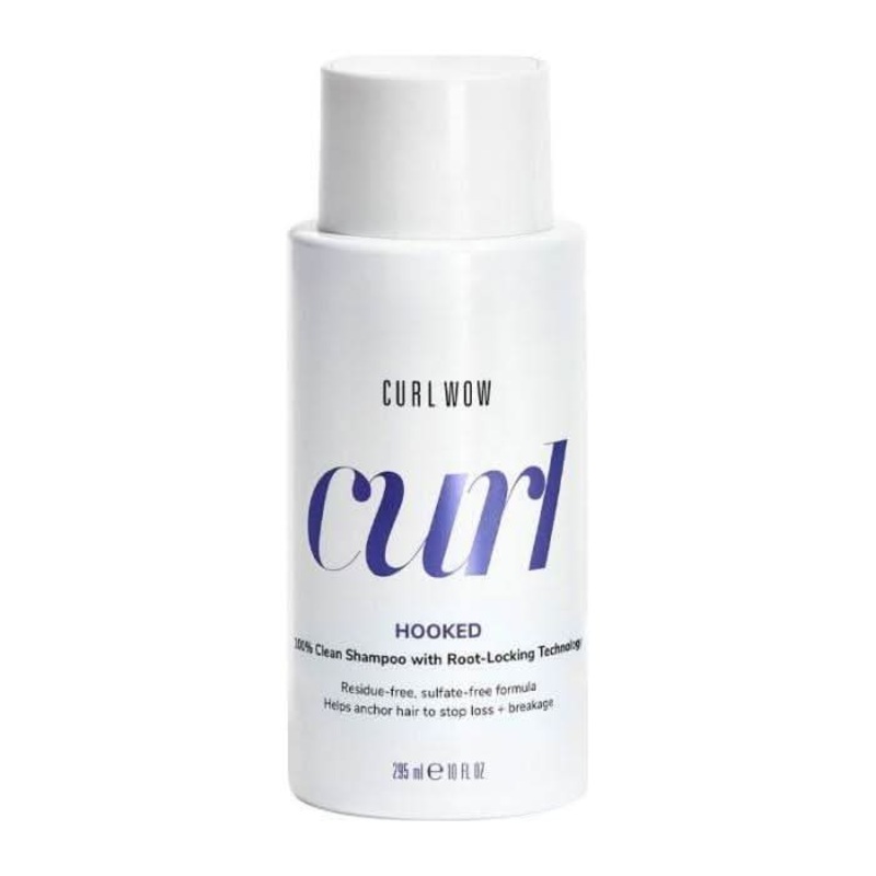Curl Wow Hooked Shampoo  295ml | Sulfate-Free Cleanser for Bouncy, Healthy Curls