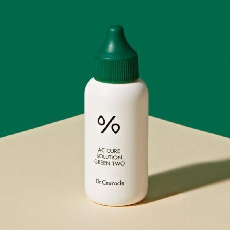 Dr.Ceuracle AC Cure Solution Green Two  50ml | Soothing & Hydrating Care for Sensitive, Irritated Skin
