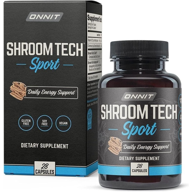 Onnit Shroom Tech SPORT  Clinically Studied Pre-Workout with Cordyceps Mushroom | 28 Capsules 28 Count (Pack Of 1)